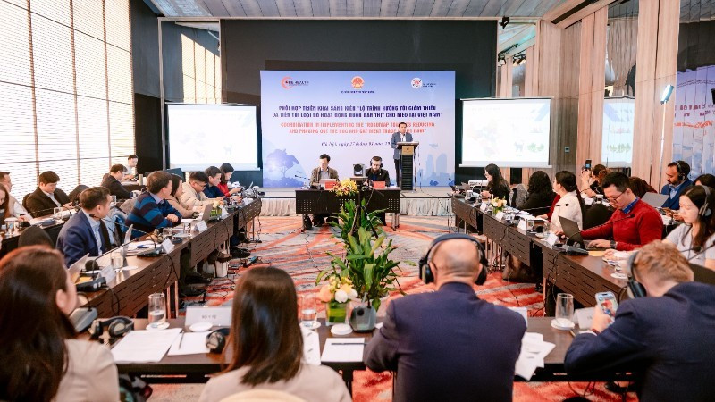 Vista de la reunión. (Foto: Nhan Dan)