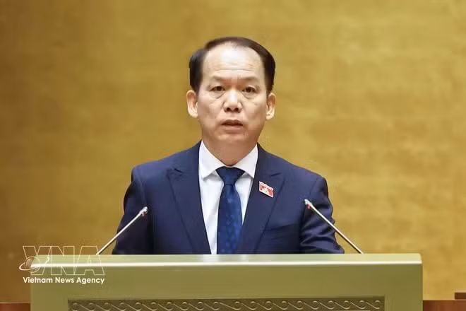 El ministro de Justicia, Hoang Thanh Tung, en el evento. (Foto: VNA)