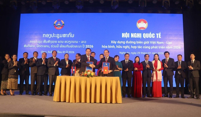 En la conferencia. (Foto: VNA)