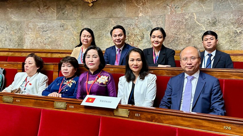 La delegación vietnamita en la APF-50. (Foto: VNA)