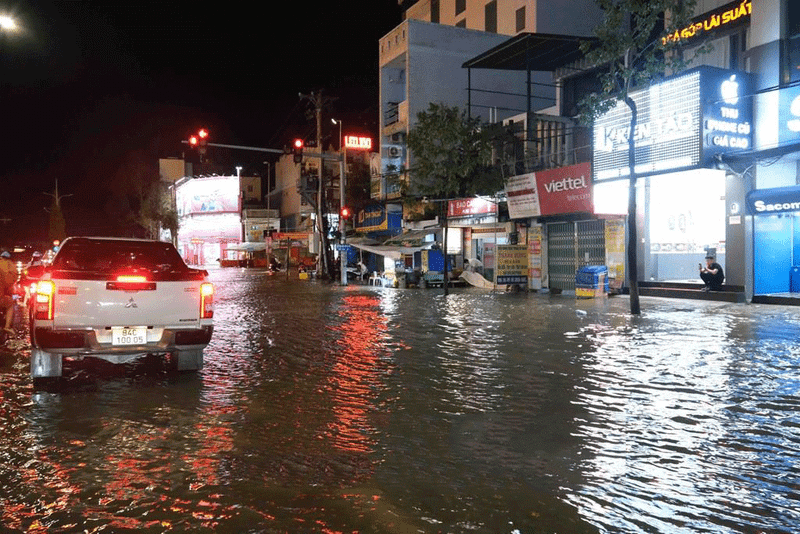 La ciudad de Can Tho se enfrenta a la marea alta más grave de los últimos años. (Foto: VNA)