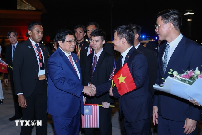 El primer ministro de Vietnam, Pham Minh Chinh. concluye su viaje a Malasia para la 47ª Cumbre de la Asean. (Foto: VNA)