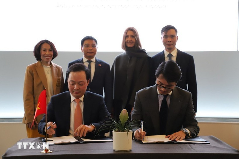 En la cita. (Foto: VNA)