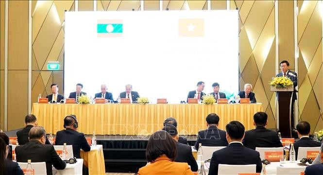 En la cita. (Foto: VNA)