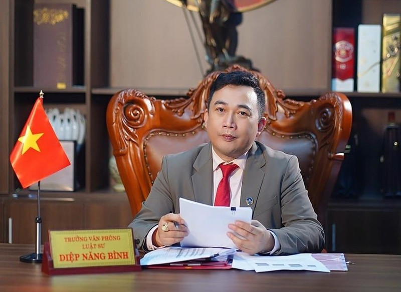 El abogado Diep Nang Binh, jefe del Despacho de Abogados Tinh Thong Luat. (Foto: anninhthudo.vn)