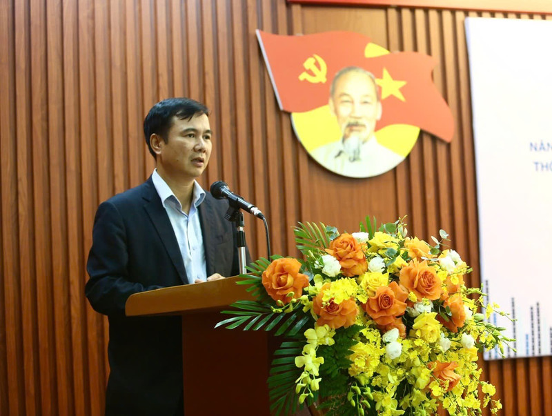 Bui The Duy, viceministro de Ciencia y Tecnología de Vietnam, habla en el evento. (Foto: VGP)