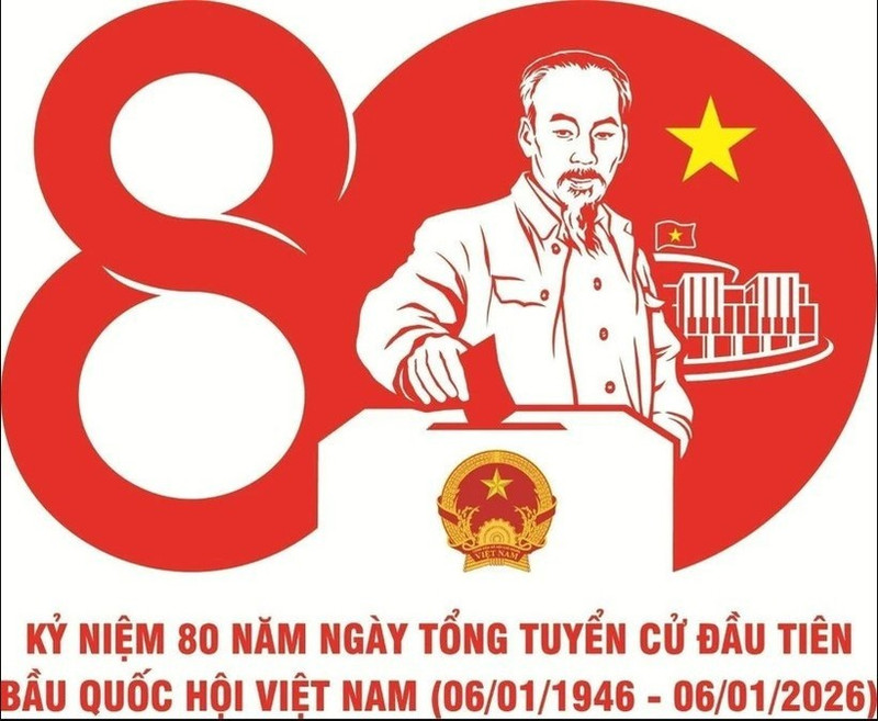 El logotipo diseñado por Ho Sy Khai, de la provincia de Dong Thap. (Foto: VNA)