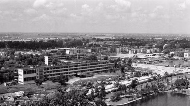La Universidad de Ciencia y Tecnología de Hanói en 1985.
