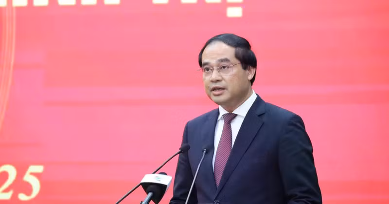 El secretario del Comité partidista de Thai Nguyen, Trinh Xuan Truong (Foto: VNA)