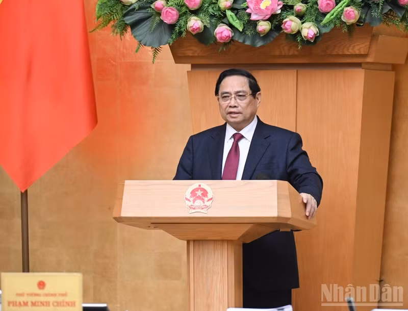 El primer ministro Pham Minh Chinh (Foto: Nhan Dan)