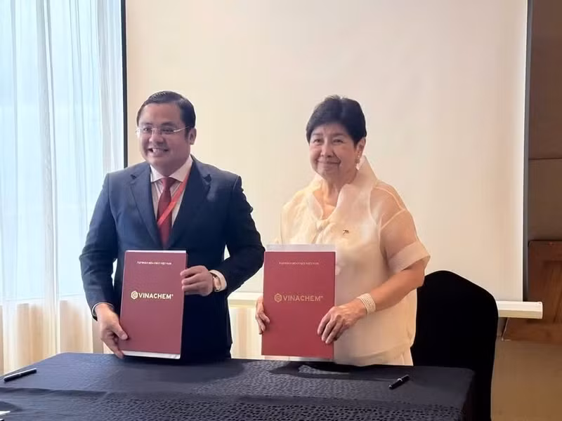 El Grupo Químico de Vietnam (Vinachem) firma un Memorando de Entendimiento para la cooperación estratégica con Planter Products Inc. (Foto: Vinachem)