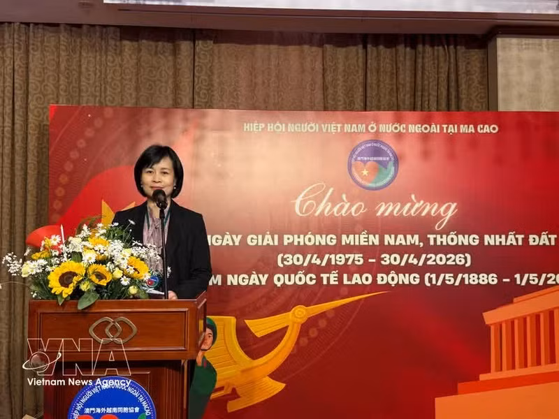 La cónsul general de Vietnam en Hong Kong y Macao, Le Duc Hanh (Foto: VNA)