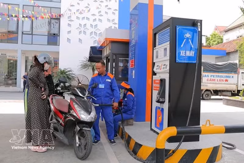Una gasolinera de Petrolimex. (Foto: VNA)