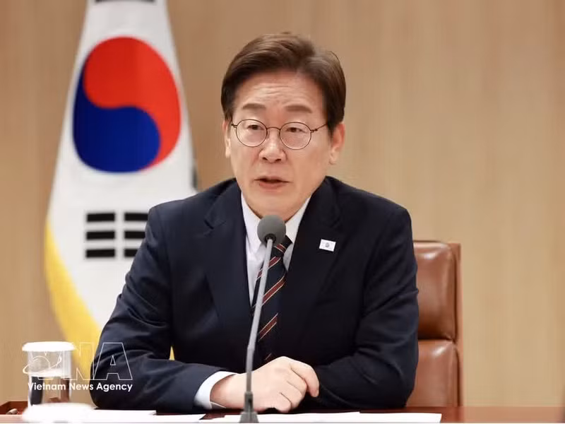 El presidente de Corea del Sur, Lee Jae Myung. (Foto: Yonhap/VNA)