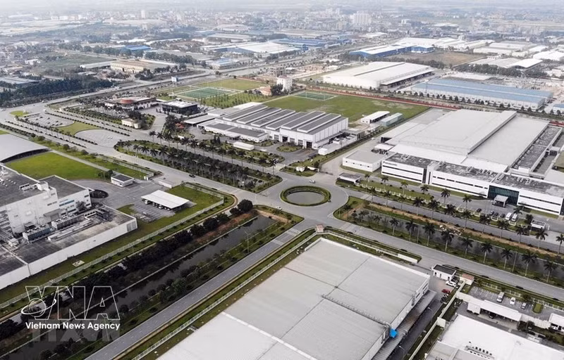 El Parque Industrial Thang Long II se encuentra en los distritos de Yen My y My Hao, en la provincia de Hung Yen. (Foto: VNA)
