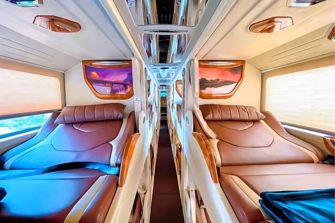 Los autobuses cama son una opción popular para viajar a los destinos turísticos. (Foto: baovanhoa.vn)