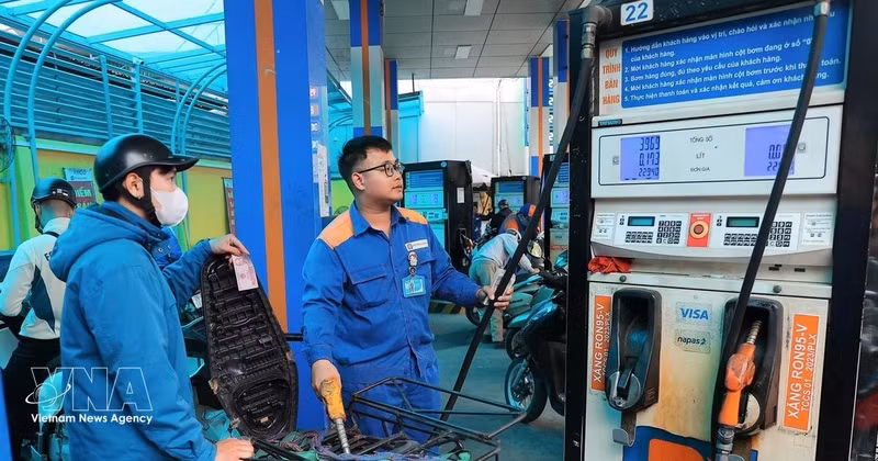 Una gasolinera de Petrolimex (Foto ilustrativa: VNA)