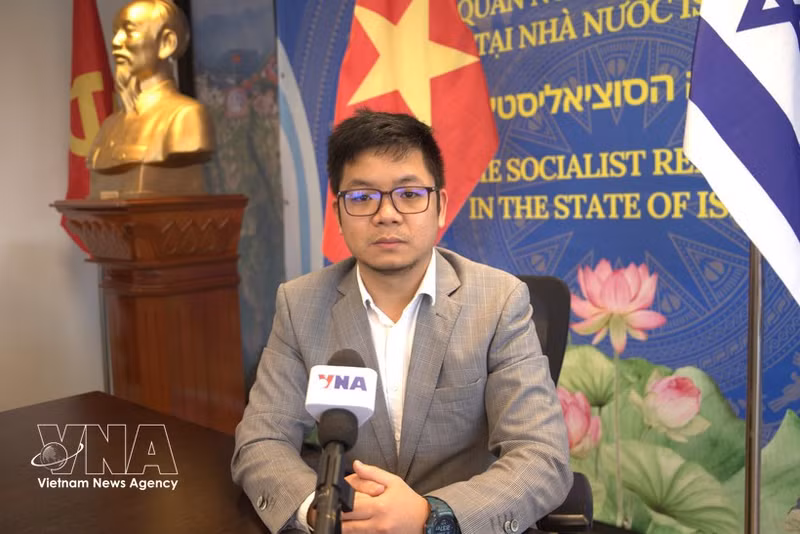El encargado de negocios de la Embajada de Vietnam en Israel, Nghiem Xuan Dang. (Foto: VNA)
