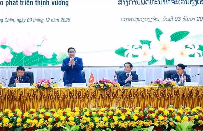 El primer ministro de Vietnam, Pham Minh Chinh, participa en la cita (Foto: VNA)