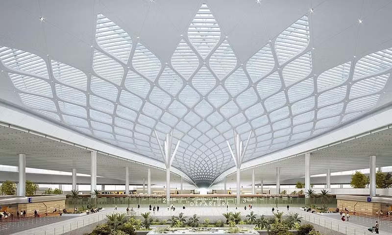 La primera fase del Aeropuerto Internacional de Long Thanh se inaugurará el 19 de diciembre de 2025. (Foto: baodautu.vn)