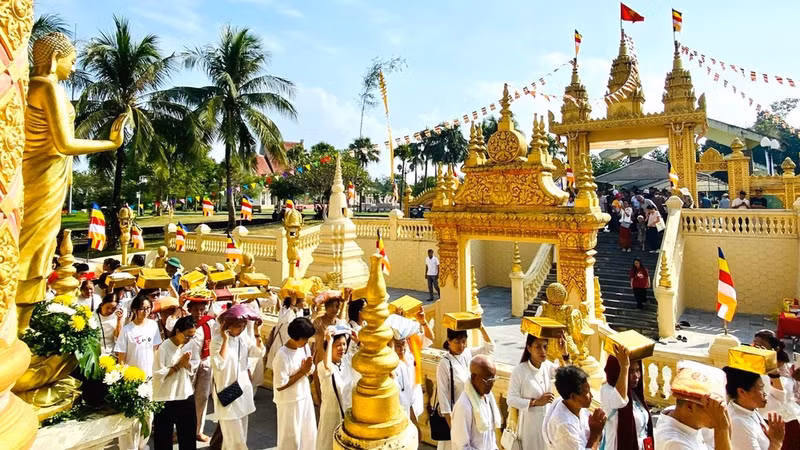 Presentan los valores culturales de las comunidades étnicas en la Aldea de Cultura y Turismo de las Etnias de Vietnam. (Foto: Comité Organizador)
