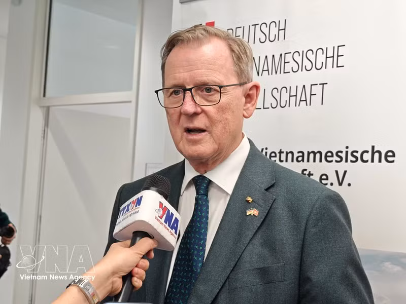 El vicepresidente del Bundestag (Parlamento) alemán Bodo Ramelow. (Foto: VNA)