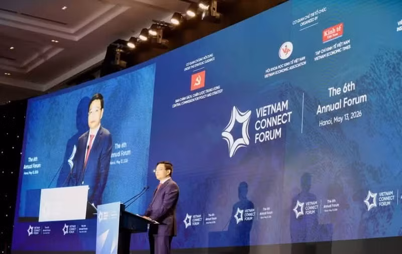 El viceprimer ministro de Vietnam, Nguyen Van Thang, habla en la cita (Foto: vneconomy.vn)