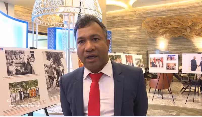 Lasantha Somaratne, director de Desarrollo Estratégico de Negocios de la empresa Hayleys PLC de Sri Lanka (Foto: VNA)