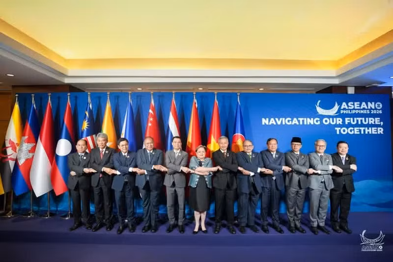 Participantes en la Reunión de Ministros de Relaciones Exteriores de la ASEAN. (Foto: Cancillería)