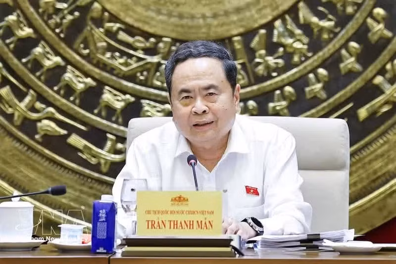 El presidente de la Asamblea Nacional de Vietnam, Tran Thanh Man. (Foto: VNA)