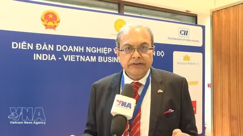 El presidente de la Cámara de Comercio India-Vietnam, Ajoykaant Ruia. (Foto: VNA)