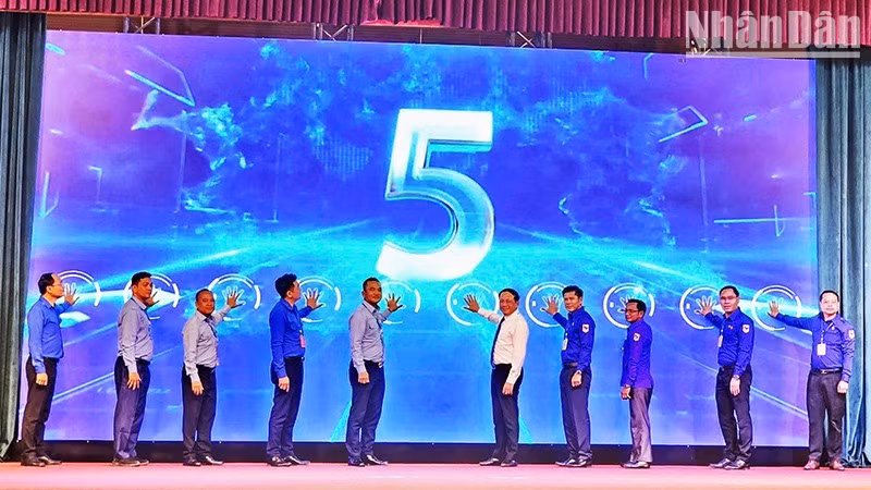 Los delegados en la ceremonia de apertura del programa. (Foto: Phuc Thang)