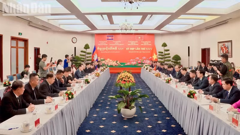 Vista de la reunión. (Foto: Le Thanh)