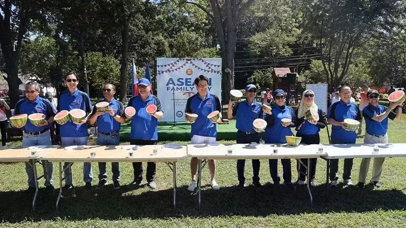 El Día de la Familia Asean 2026 se celebra en un ambiente cálido y cordial. (Foto: Misión Permanente de Vietnam ante las Naciones Unidas)