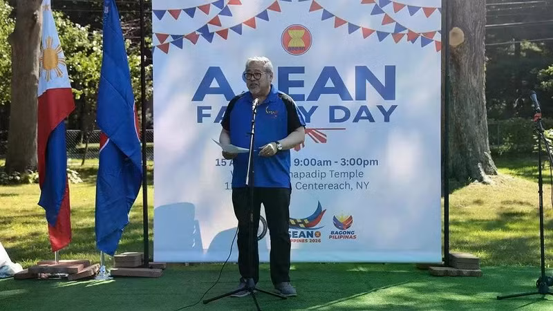 El Día de la Familia Asean 2026 se celebra en las afueras de Nueva York, Estados Unidos. (Foto: Misión Permanente de Vietnam ante las Naciones Unidas)
