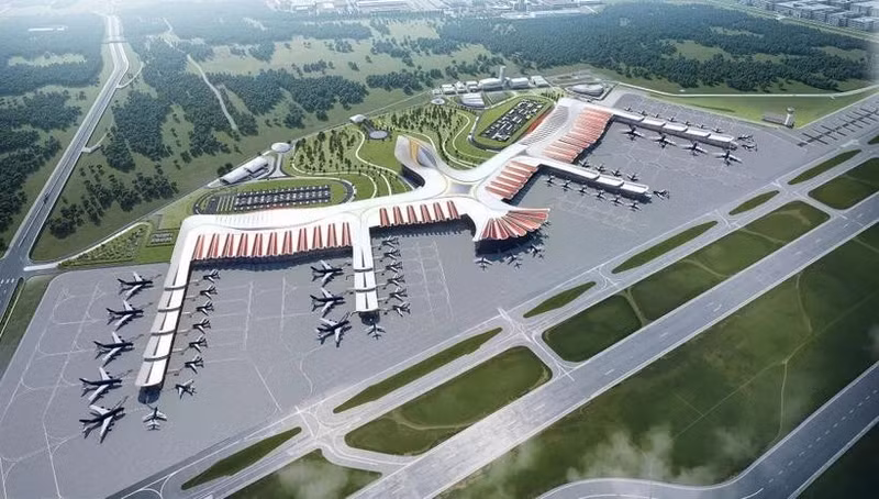 Perspectiva del aeropuerto de Phu Quoc, que se construirá próximamente. Foto: CPG Consultants