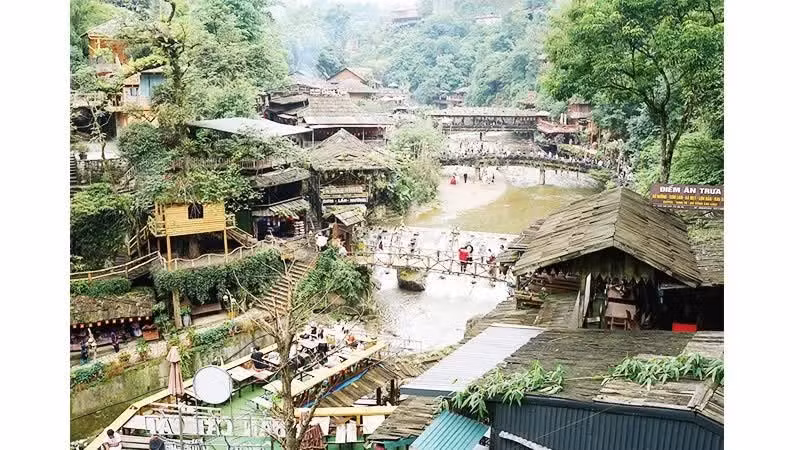El encantador paisaje de los arroyos.