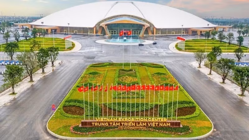 Se espera que el Centro de Exposiciones de Vietnam se convierta en un destino para eventos políticos, económicos, culturales y turísticos nacionales e internacionales. (Foto: Nhan Dan)