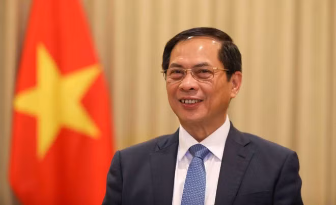 El viceprimer ministro y canciller de Vietnam, Bui Thanh Son (Foto: VNA)