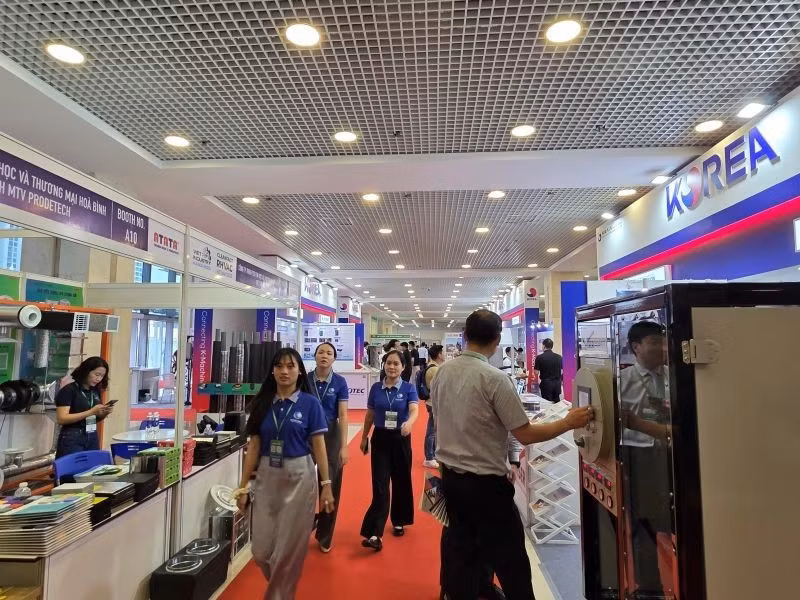 La Exposición Internacional de Industria, RHVAC, Salas Blancas y Auxiliares de Fábrica de Alta Tecnología 2025. (Foto: KIM DUNG)