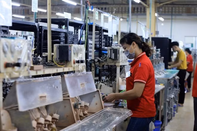 Cadena de producción para la exportación. (Foto: VNA)