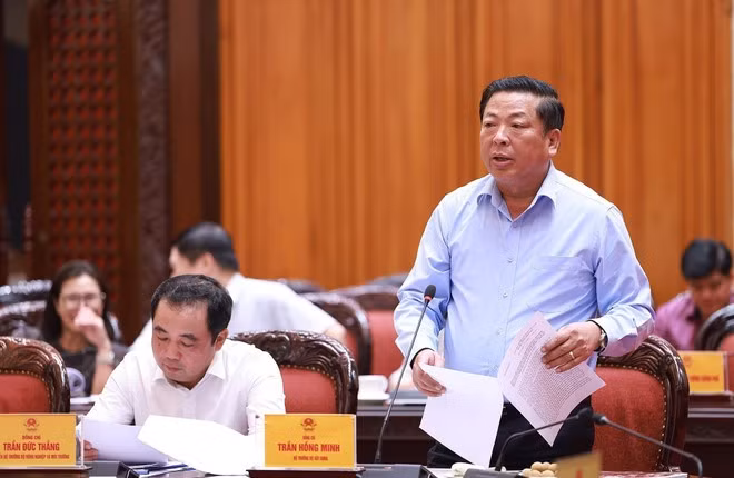 El ministro de Construcción, Tran Hong Minh, habla en el evento (Foto: VNA)
