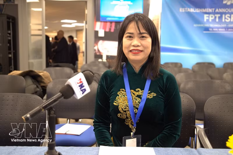 Truong Thi Hong, presidenta de la Asociación de Vietnamitas en Israel. (Foto: VNA)