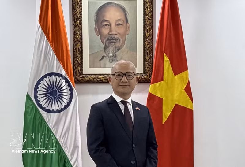 El embajador de Vietnam en la India, Trinh Minh Manh. (Foto: VNA)