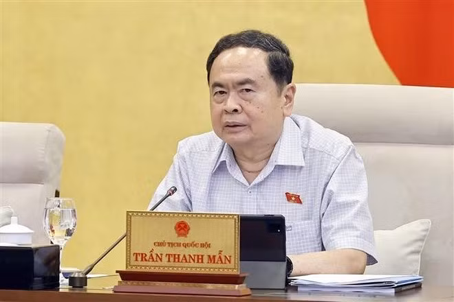 El presidente de la Asamblea Nacional de Vietnam, Tran Thanh Man. (Fuente: VNA)