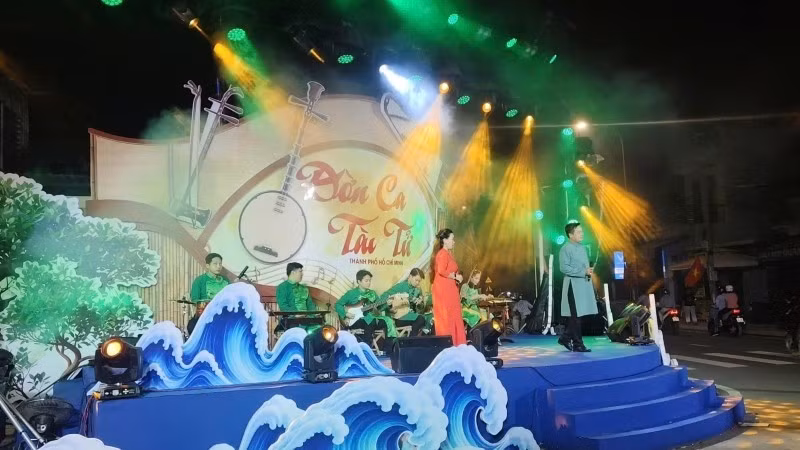 Una actuación artística en el festival. (Foto: Bao Linh)