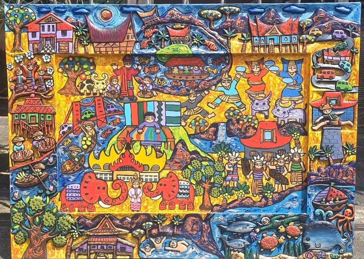 Obra de un artista indonesio.