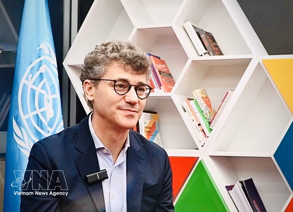 Jonathan Wallace Baker, representante de la Unesco en Vietnam (Fuente: VNA)