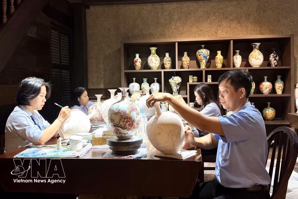 Área de experiencias culturales en el Museo de Cerámica Minh Long, Ciudad Ho Chi Minh. (Foto: VNA)