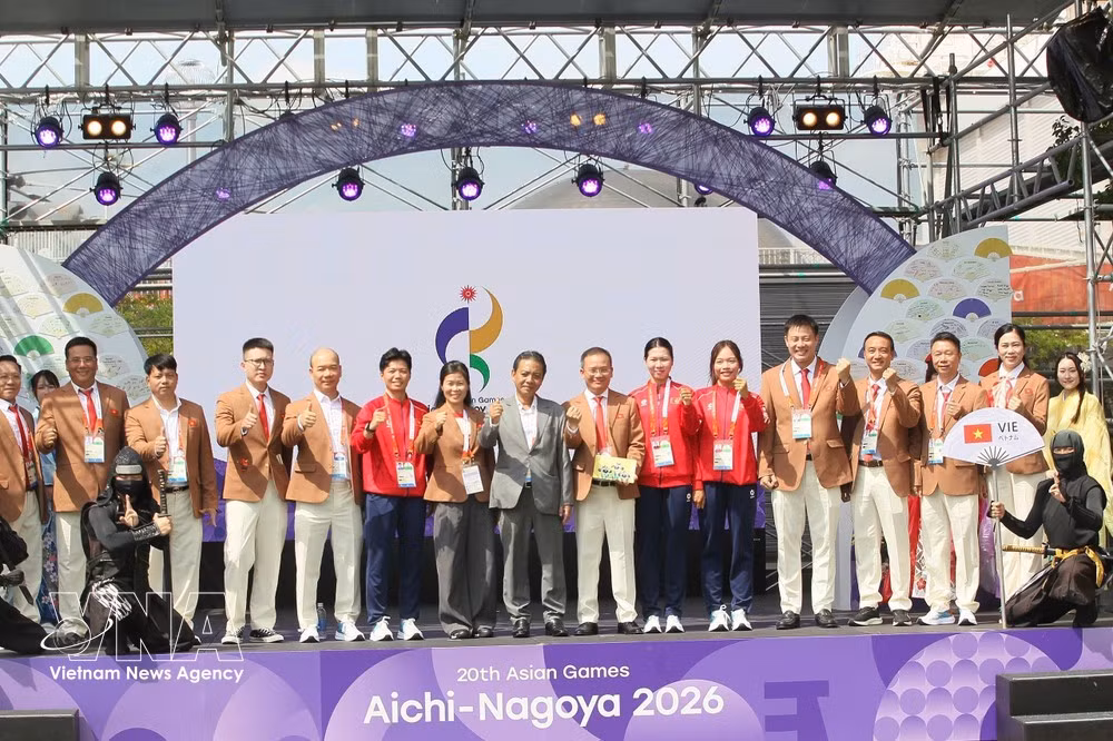 La delegación deportiva de Vietnam (Foto: VNA)